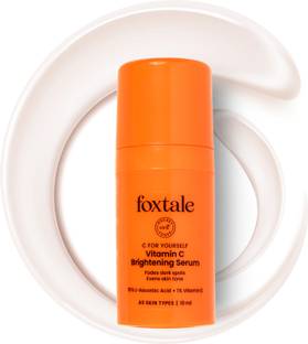 Foxtale 15% Vitamin C Face Serum With 15% L-Ascorbic Acid & Vit E For Glowing Bright Skin