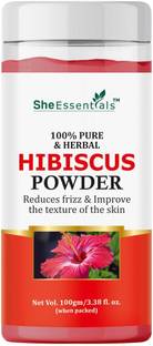 She Essentials Hibiscus Powder for Skin Tightening, Anti Wrinkle & Even Skin Tone