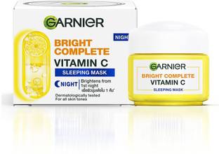 GARNIER Bright Complete Vitamin C Yoghurt Night Cream |Anti-Dark Spots Moisturiser