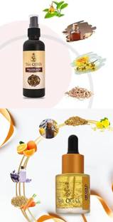 THE QUINN 24 K Gold Night Serum with Willowbark Anti-Acne Toner Men & Women (100 ml)