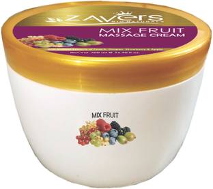 Zavers Mix Fruit Massage Cream For Relaxation & Skin Hydration