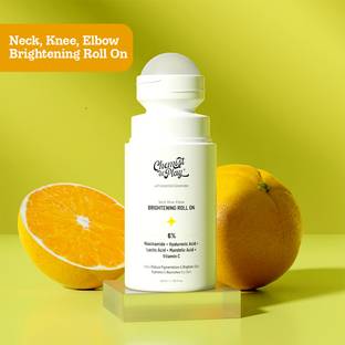 Chemist at Play Vitamin C Neck Knee Elbow Brightening Roll On | Skin Whitening for Men & Women