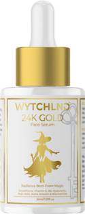 wytchlnd 5% Niacinamide 24K Gold Face Serum for Brighten Hydrate & Rejuvenate