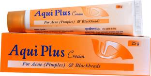 HAPDCO AQUI PLUS CREAM FOR ACNE PIMPLES AND BLACKHEADS(PACK OF 2)