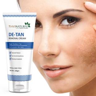 7 Days Natural Care Instant Glow D Tan & Tan Removal Face Pack