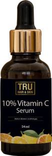 TRU HAIR & SKIN 10% Vitamin C & Bhringraj Serum | Rejuvenates Skin & Reduces Hyperpigmentation