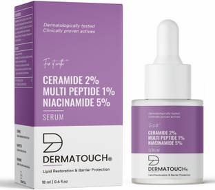 Dermatouch Ceramide 2% Multi Peptide 1% Niacinamide 5% Serum | For Lipid Restoration & Barrier Protection | For Both Men & Women