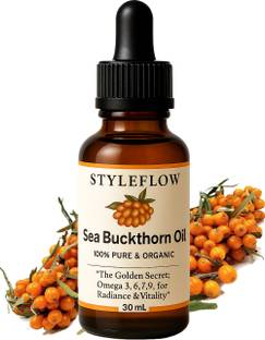 StyleFlow StyleFlow Sea Buckthorn Oil | Rich in 3 6 7 9 | 100% Pure & Cold-Pressed | Lightweight Texture for Soft Appearance | Botanical Nourishment | 30ML Bottle (Pack_of_01)