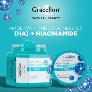 Gracellon Hydro Boost Hyaluronic Face & Body Massage Gel | Makes Skin Youthful