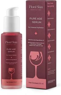 Plural Skin Pure Age Serum, Anti-Ageing Face Serum with Hyaluronic Acid and Red Wine Extract