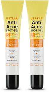 USTRAA Anti-Acne Spot Gel, Reduces 99.9% Pimple causing germ (set of 2)