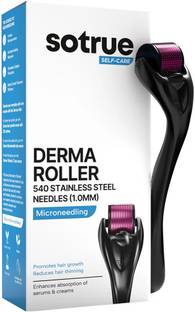 Sotrue Derma Roller For Hair Growth 1 mm with 540 Titanium Needles