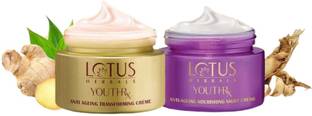 LOTUS HERBALS YOUTHRX ANTI AGEING NOURISHING NIGHT CREME & ANTI AGEING TRANSFORMING DAY CREME