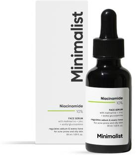 मिनिमलिस्ट 10% Niacinamide Face Serum for Acne Marks, Blemishes & Acne Prone Skin