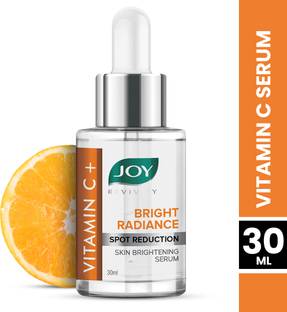 Joy Vitamin C+ Bright Radiance Spot Reduction Skin Brightening Serum | With Niacinamide+Tocopherol | 100% Vegan | Vitamin C Face Serum for Glowing Skin