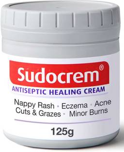 SUDOCREM Antiseptic Healing Cream, UK-Made Cream for Nappy Rash, Eczema, Acne, and Minor Burns