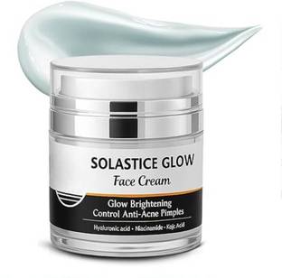 FOXURO Solastice Glow Face Cream for Brightening, Anti-Acne, Pimple Control | Enriched with Hyaluronic Acid, Niacinamide, Kojic Acid-01