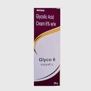 Glyco 6 Glycolic Acid Cream | For Dry Skin, Acne & Hyperpigmentation