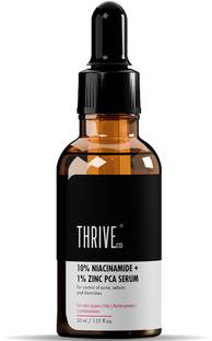 ThriveCo Niacinamide Serum with Zinc PCA | Reduces Acne Marks & Blemishes | Minimizes Pores | Oil Control Face Serum for Oily Skin | For Men & Women