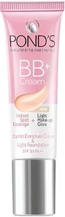 POND's BB+ Cream, Instant Spot Coverage + Light Make-up Glow Pack of 1