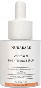 NuraBare Vitamin C Serum for Face Brightening & Hydrating with 15% Ethyl Ascorbic Acid