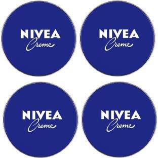 NIVEA Creme - Rich Moisturising Cream for Face, Body & Hands | Soft & Smooth Skin | For All Skin Types | (Pack of 2)