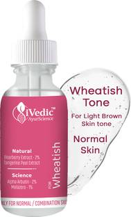 iVedic AyurScience Skin Brightening Face Serum - Only For Normal Skin with Wheatish tone