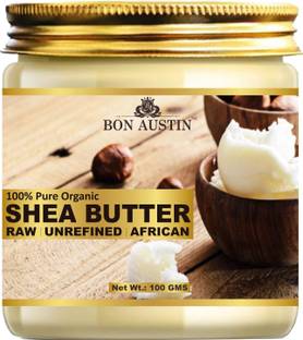 Bon Austin 100% Natural Shea Butter- RAW, UNREFINED & AFRICAN- For Moisturization of Body and Skin (100 gms)