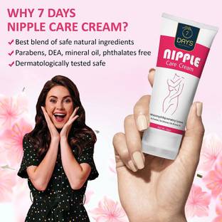 7 Days Organic nipple care cream for women 100% natural no side effects