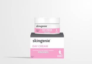 SKINGENIE Day Cream with Alpha Arbutin, Niacinamide, Vitamin C, Sun Protection