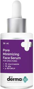 The Derma Co Pore Minimizing Face Serum with 4% Niacinamide, 5% PHA and p-REFINYL