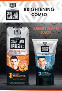 Smart and Handsome 60g Cream and 100g Facewash Combo | Visible radiance | Pro-Peptide