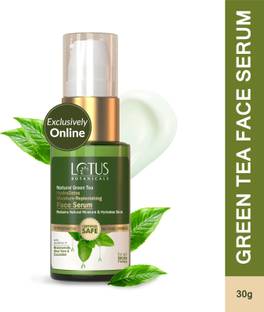 Lotus Botanicals Natural Green Tea HydraDetox Moisture-Replenishing Face Serum|Tightens Pores