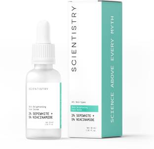Scientistry Brightening Face Serum with 2% Sepiwhite and 5% Niacinamide for Glowing Skin