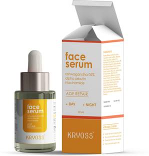 Kryoss Kryoss Niacinamide Face Serum for Acne Marks, Blemishes & Oil Balancing with Ashwagandha | Skin Clarifying Anti Acne Serum for Oily & Acne Prone Skin (30 ml (Pack of 1))