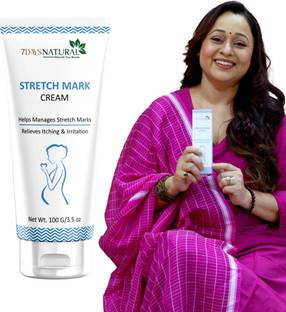 7days natural Stretch Marks Scar removal cream in During after pregnancy Under arms legs hips