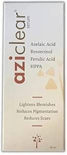 aziclear Serum | Azelaic Acid, Vitamin C & Ferulic Acid | Reduces Pigmentation, Scars & Signs of Aging | 30ml