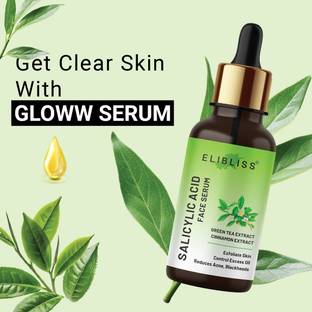 ELIBLISS Salicylic Acid Serum for Reduces Acne, Scars & Blemishes with Cinnamon Extract