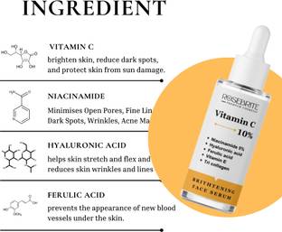 RoseBrite Vitamin C Wrinkle-Firming Serum – Fights Sagging Skin & Dull Texture Gently