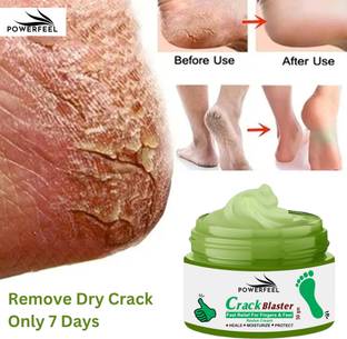 POWERFEEL Crack Blaster Repair - Cracked Skin, Heel, Finger Healing Balm and Crack Blaster Dry Skin
