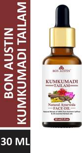 Bon Austin 100% Pure Kumkumadi Face Oil- For Radiant, Healthy, Brightening & Glowing Skin(30 ml)