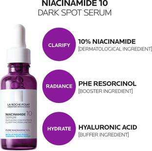 La Roche Posay Niacinamide 10 Face Serumto reduce every dark spot, brighten and refine