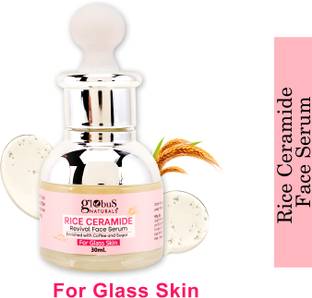 Globus Naturals Rice Ceramide Revival Face Serum, For Korean Glass Skin