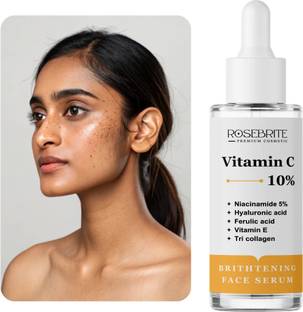 RoseBrite Vitamin C Serum for Radiance – Brightens Dull Skin, Boosts Glow & Reduces Pigmentation Daily