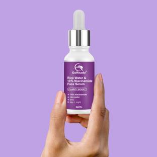GoReady Rice Water with 10% Niacinamide Face Serum for Acne Marks /