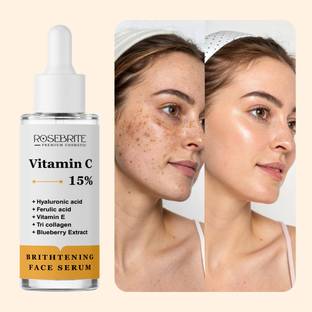 RoseBrite Vitamin C Serum – Brightens, Protects & Softens Skin with Daily Use
