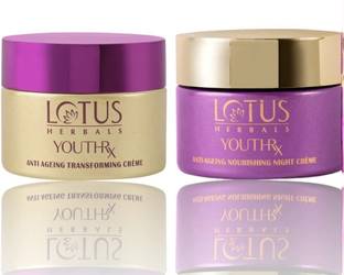 LOTUS HERBALS YOUTHRX NOURISHING NIGHT With YOUTHRX TRANSFORMING DAY CREME