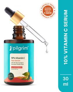 Pilgrim 10% Vitamin C Face Serum for Oily Skin|Men & Women|Skin Brightening