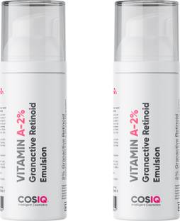 Cos-IQ Vitamin A-2% Granactive Retinoid Emulsion Anti Ageing,Wrinkles & Acne Pack of 2