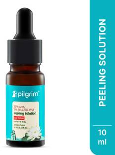 Pilgrim 25% AHA + 2% BHA + 5% PHA Peeling Solution Face Serum for Exfoliation|Detan